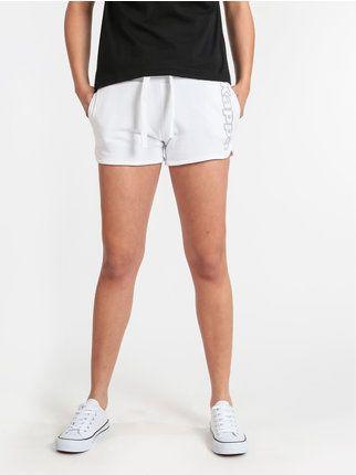 Pantalones cortos deportivos de sudadera para mujer