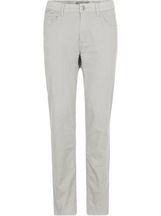 Pantaloni beige in cotone  regular fit