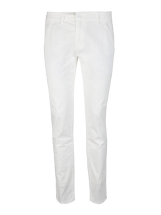 Pantaloni bianchi da uomo in cotone