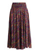 Pantaloni donna in seta multicolor