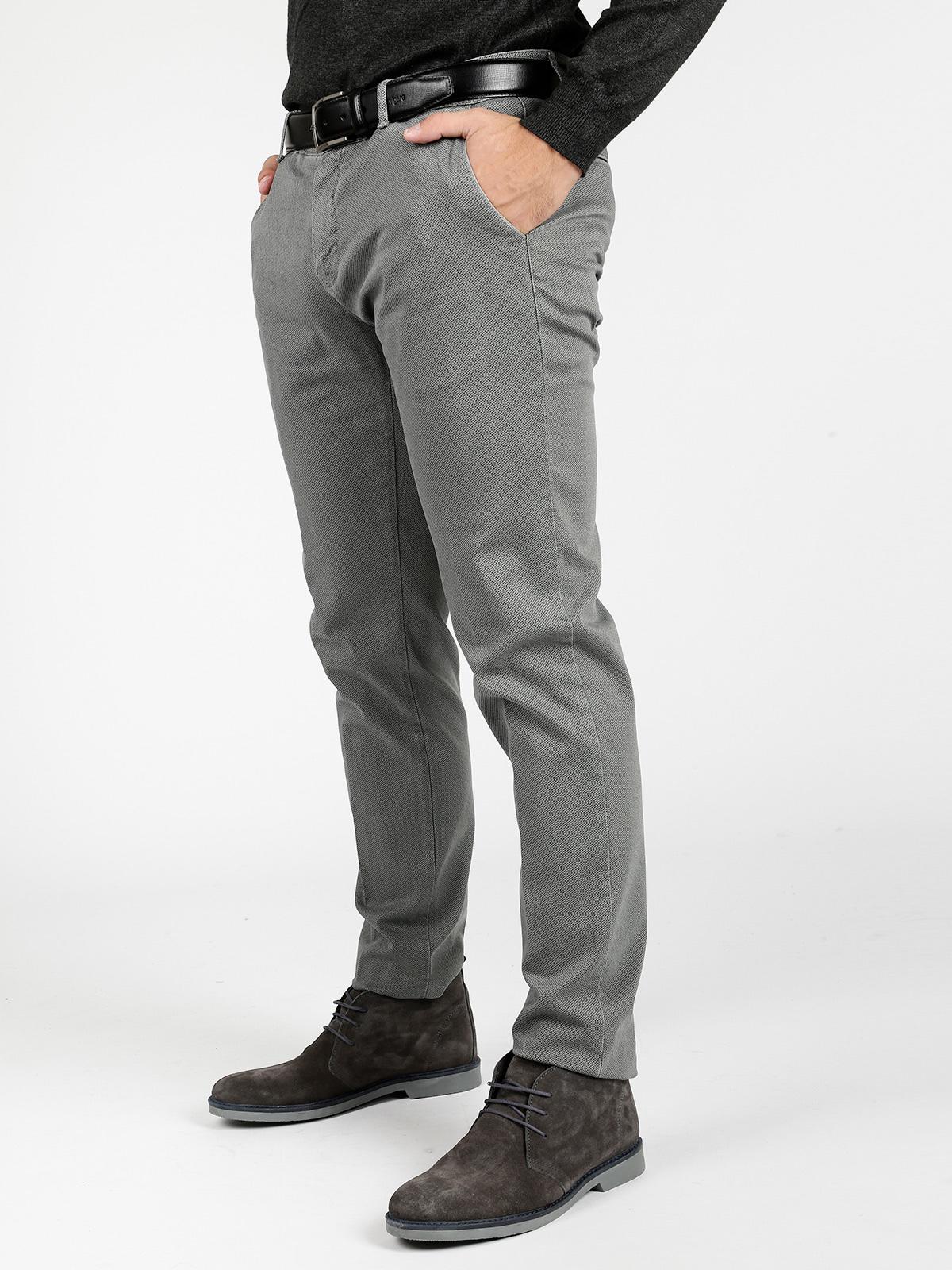grigio uomo Pantaloni in cotone