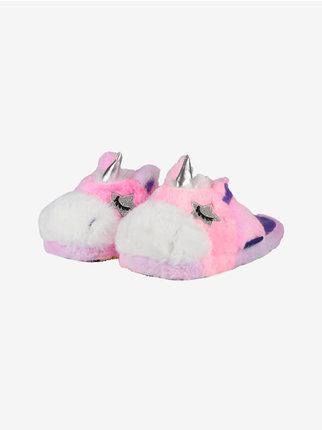Pantofole unicorno da bambina