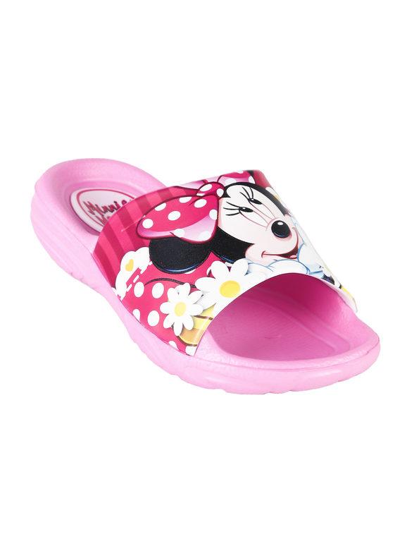 Pantoufles en caoutchouc Minnie Mouse pour filles