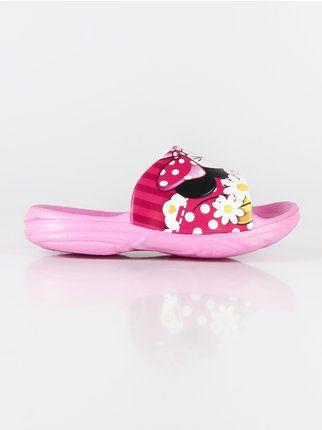 Pantoufles en caoutchouc Minnie Mouse pour filles