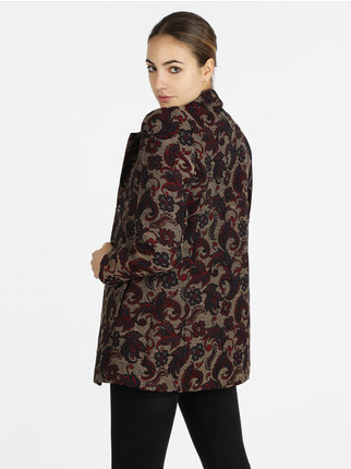 Patterned women's coat