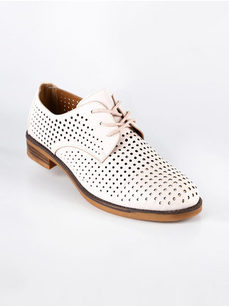 Perforated derby brogues