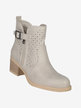 Perforated spring women's ankle boots