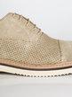 Perforated suede brogues