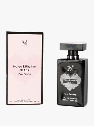 Perfume de mujer NOTES & RHYTHM BLACK 100 ml