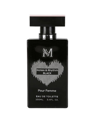 Perfume de mujer NOTES & RHYTHM BLACK 100 ml
