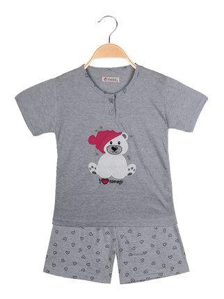 Pijama corto de 2 piezas para bebé niña