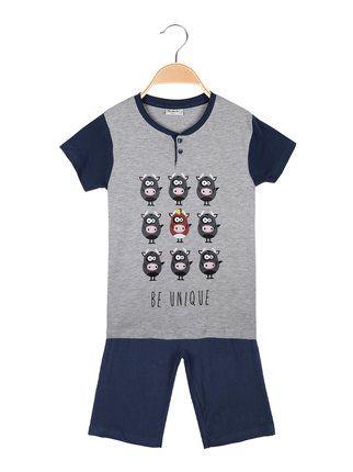 Pijama corto de algodón con diseño