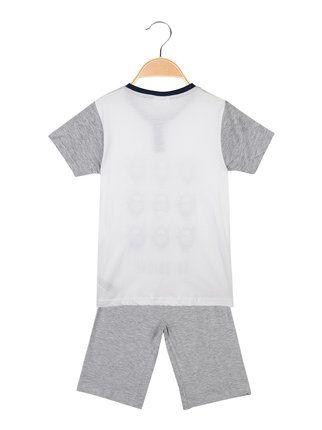 Pijama corto de algodón con diseño