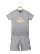 Pijama corto de algodón para niño