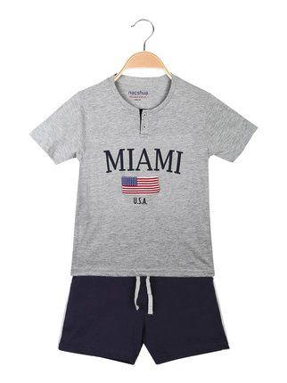 Pijama corto de algodón para niños