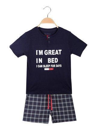 Pijama corto de algodón para niños