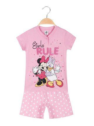 Pijama corto de niña Minnie con estampados