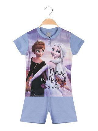 Pijama corto niña Anna And Elsa