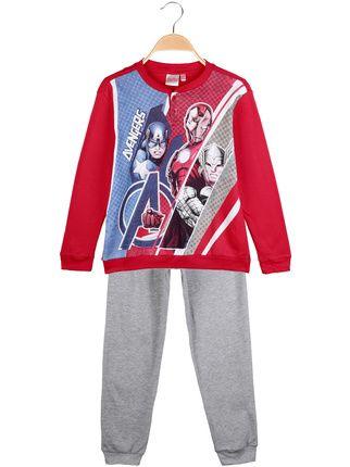 Pijama de algodón Avengers  rojo