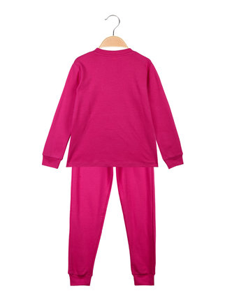 Pijama de algodón cálido para niñas
