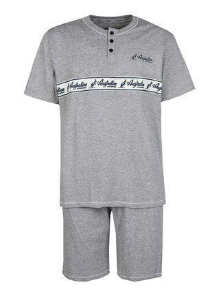 Pijama de algodón de manga corta