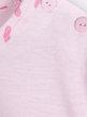 Pijama de bebé con corazones de algodón