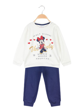 Pijama de bebé niña Minnie en algodón cálido