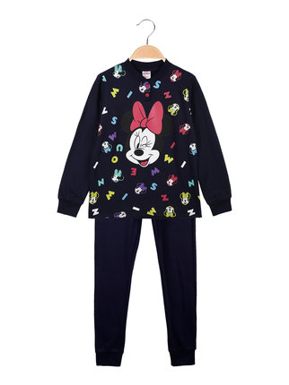 Pijama de niña Minnie en algodón cálido