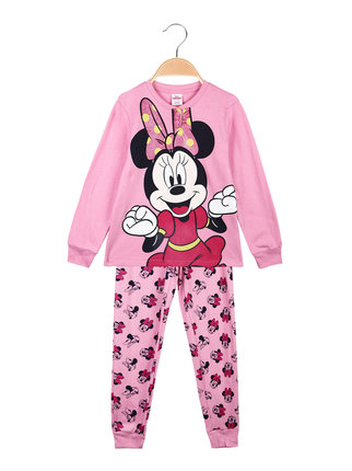 Pijama de niña Minnie en algodón cálido