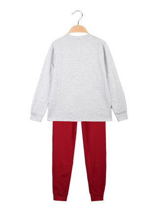 Pijama de niña Minnie en felpa de algodón