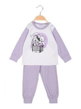 Pijama largo de 2 piezas para bebé niña