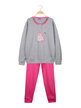 Pijama largo de algodón cálido para niñas