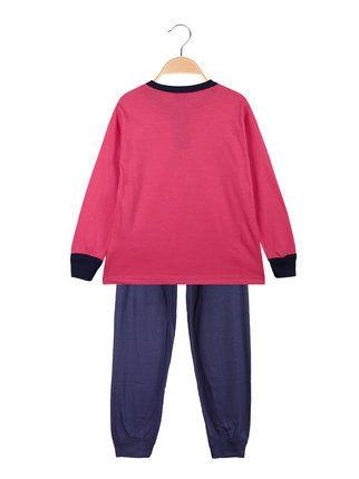 Pijama largo de algodón niña Anna y Elsa