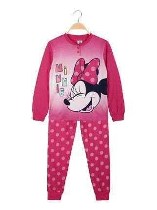 Pijama largo de algodón niña Minnie