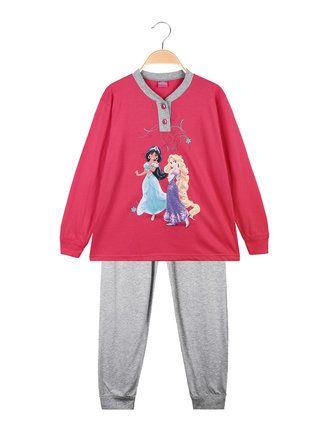 Pijama largo de algodón para niña