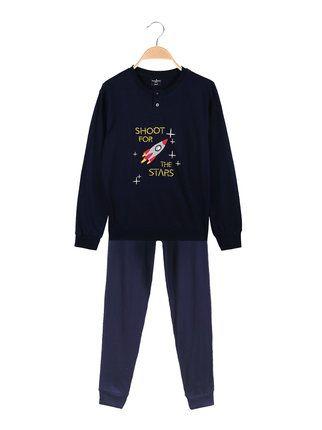 Pijama largo de algodón para niños