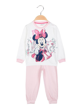 Pijama largo de bebé niña en algodón