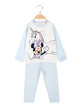Pijama largo niña algodón felpa