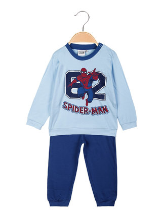 Pijama largo para bebé de cálido algodón