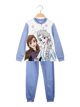 Pijama largo para niñas de cálido algodón