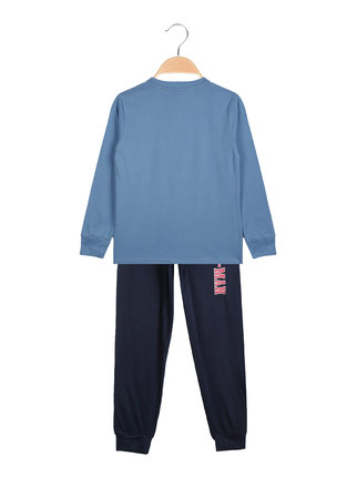 Pijama largo para niño en algodón