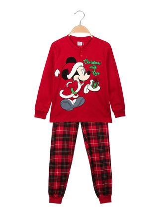 Pijama navideño de algodón calentito para niño
