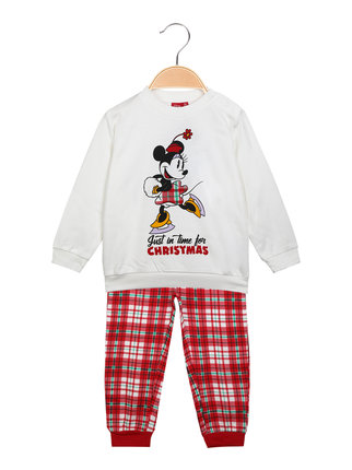 Pijama navideño para bebé niña de Minnie Mouse