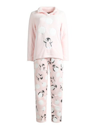 Pijama polar de invierno para mujer.