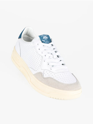 PINA COLADA  Sporty leather sneakers for men