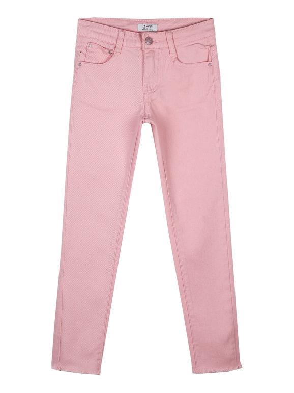 Pink cotton pants