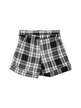 Plaid shorts for girls