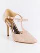 Pointed pumps with ankle strap