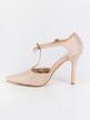 Pointed pumps with ankle strap