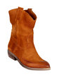 Pointed Texan ankle boots in suede